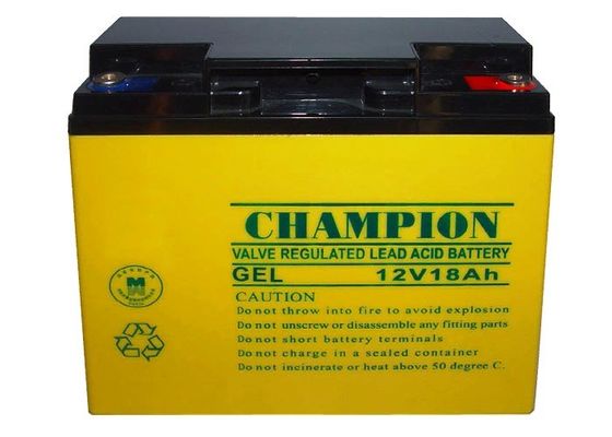 الصين بطل بطارية GEL الشمسية 12V18AH NP18-12-G بطارية شمسية حمض الرصاص المغلقة ، دورة عميقة بطارية GEL الشمسية