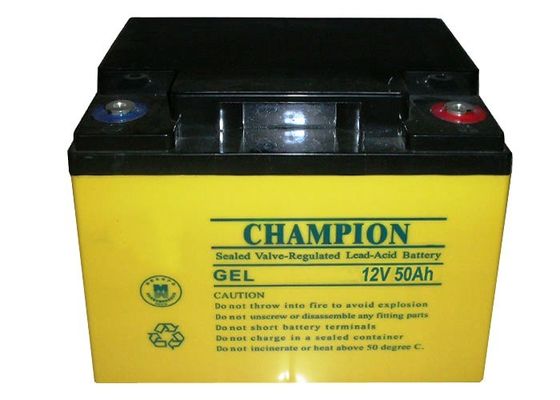 بطارية الدورة العميقة الصينية 12V50AH NP50-12-G بطارية GEL الشمسية